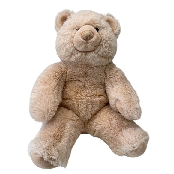Gund Plush Apricot Teddy Bear Stuffed Animal 16" Korea Vintage Collectible Kids - Picture 1 of 7